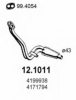 FIAT 4171794 Exhaust Pipe